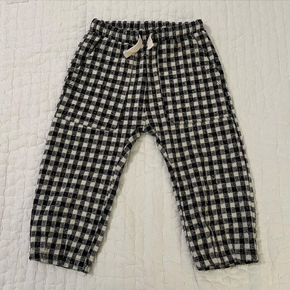 Zara flannel pants